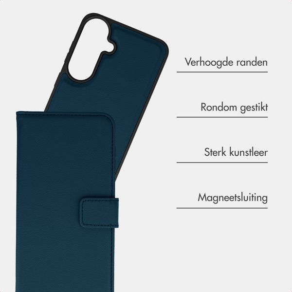 imoshion Uitneembare 2-in-1 Luxe Bookcase Samsung Galaxy S26 FE - Blauw