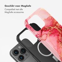 Selencia Vivid Backcover met MagSafe Apple iPhone 15 Pro - Rosy Marble