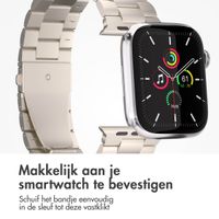 imoshion Stalen bandje Apple Watch Series 1 t/m 11 / SE / Ultra (44/45/46/49 mm) - Sterrenlicht