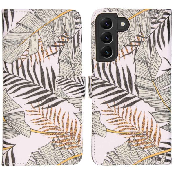 imoshion Design Softcase Bookcase Samsung Galaxy S22 Plus - Glamour Botanic