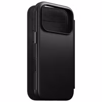 Nomad Modern Leather Folio Bookcase Apple iPhone 18 Pro / 17 Pro - Black