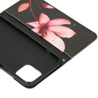 Design Softcase Bookcase iPhone 12 Pro Max - Bloemen