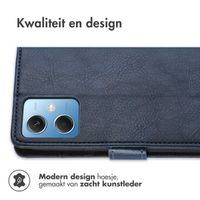 imoshion Luxe Bookcase Xiaomi Redmi Note 12 - Donkerblauw