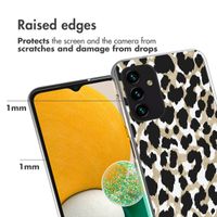 imoshion Design hoesje Samsung Galaxy A13 (5G) / A04s - Luipaard / Zwart