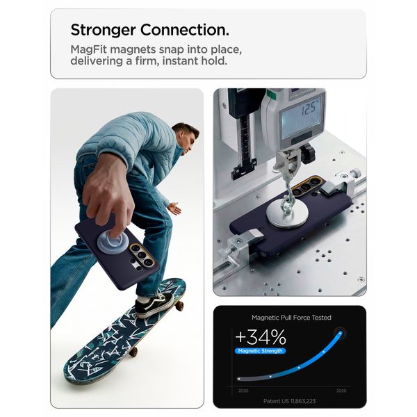 Spigen Nano Pop MagFit Backcover Samsung Galaxy S26 Ultra - Blueberry Navy