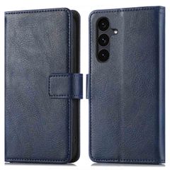 imoshion Luxe Bookcase Samsung Galaxy S25 FE - Donkerblauw