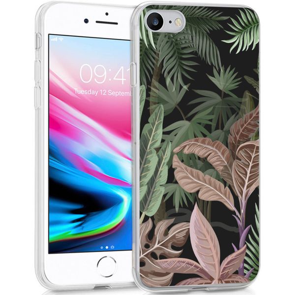 imoshion Design hoesje iPhone SE (2022 / 2020) / 8 / 7 / 6s - Dark Jungle