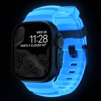 Nomad Rocky Point Band Apple Watch | 44/45/46/49 mm - Icy Blue Glow/Black