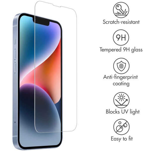 Accezz Tempered Glass Screen Protector 2-pack Apple iPhone 17e / 16e / 14 / 13 / 13 Pro