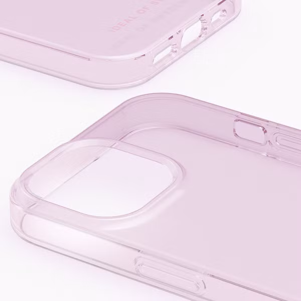 iDeal of Sweden Clear Case Apple iPhone 15 - Light Pink