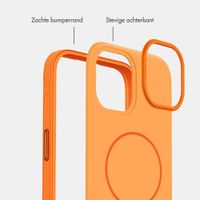 imoshion Color Backcover met Thin MagSafe Ring Apple iPhone 15 - Oranje