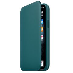 Apple Leather Folio Bookcase Apple iPhone 11 Pro - Peacock