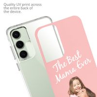 Ontwerp je eigen Samsung Galaxy S24 FE gel hoesje - Transparant