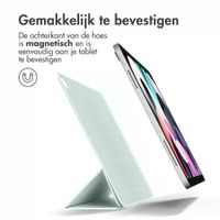 imoshion Magnetic Bookcase iPad Air 11 inch (2024) M2 / Air 5 (2022) / Air 4 (2020) - Lichtgroen