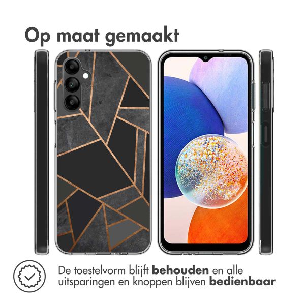 imoshion Design hoesje Samsung Galaxy A14 (5G/4G) - Grafisch Koper / Zwart