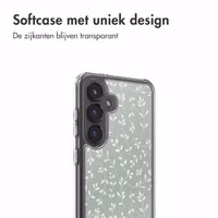 imoshion Design hoesje Samsung Galaxy S24 - Smoke Green Flowers