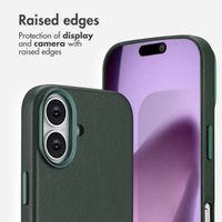 Accezz Leather Back Cover with MagSafe Apple iPhone 17 - Cedar Green