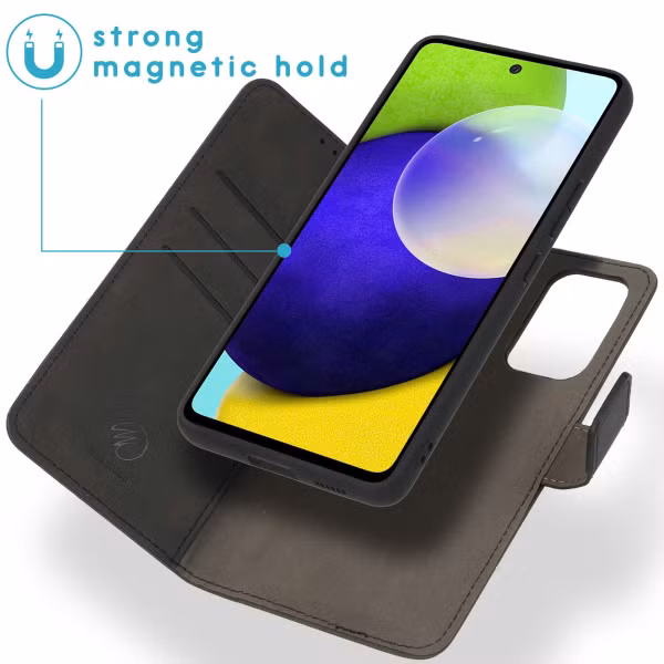 imoshion Uitneembare 2-in-1 Luxe Bookcase Samsung Galaxy A53 - Zwart