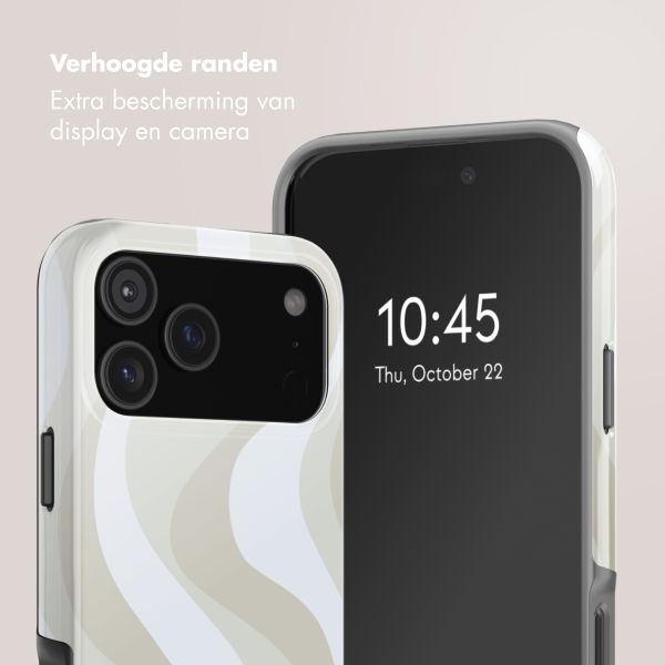 Selencia Vivid Backcover met MagSafe Apple iPhone 17 Pro Max - Desert Waves Beige