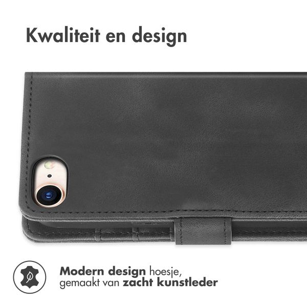 imoshion Bookcase met koord Apple iPhone SE (2022 / 2020) / 8 / 7 - Zwart