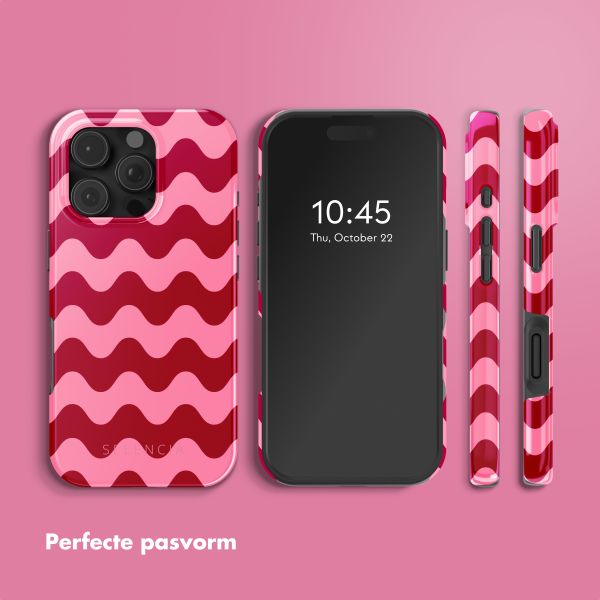 Selencia Vivid Backcover met MagSafe Apple iPhone 16 Pro - Wave Vibes Lipstick