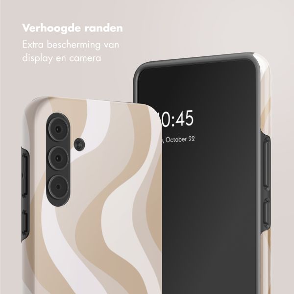 Selencia Vivid Tough Backcover Samsung Galaxy A55 - Desert Waves Beige