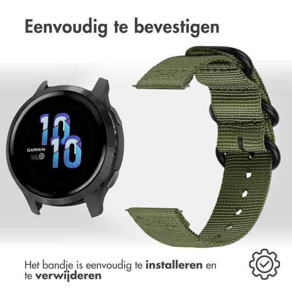 imoshion Nylon bandje - Universeel 22 mm aansluiting - Groen