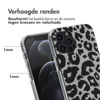 imoshion Design hoesje Apple iPhone 12 (Pro) - Leopard Transparent