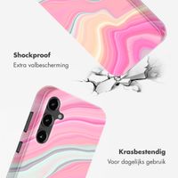 Selencia Vivid Backcover Samsung Galaxy S23 FE - Pastel Lipstick Marble