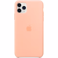 Apple Silicone Backcover Apple iPhone 11 Pro Max - Grapefruit