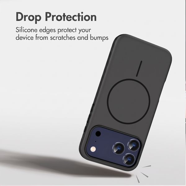 imoshion Colour Back Cover with Thin MagSafe Ring Apple iPhone 17 Pro Max - Black