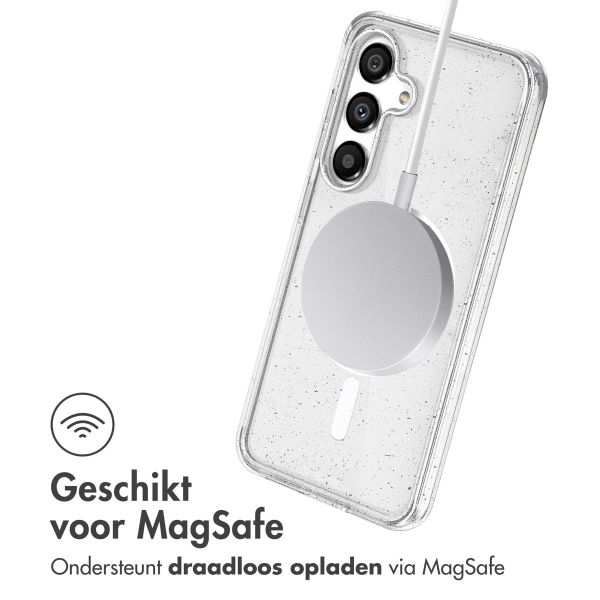 imoshion Sparkle Backcover met MagSafe Samsung Galaxy S25 Plus - Transparant