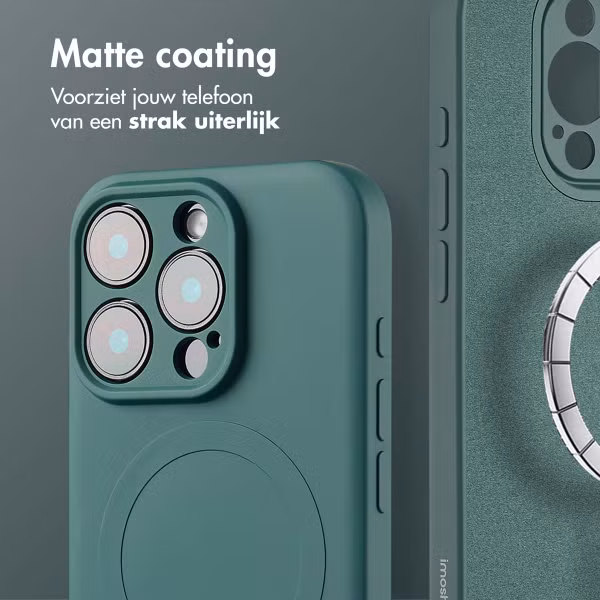 imoshion Color Backcover met MagSafe Apple iPhone 16 Pro - Donkergroen