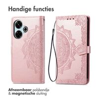 imoshion Mandala Bookcase Xiaomi Redmi 13 4G - Rosé Goud