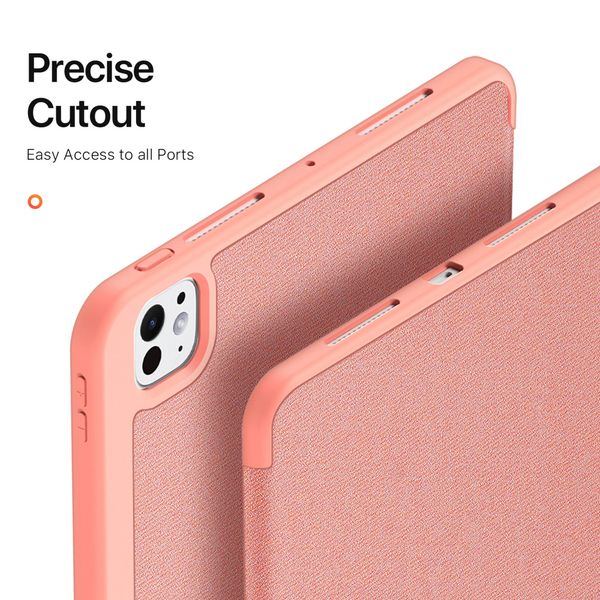 Dux Ducis Domo Bookcase Apple iPad Pro 11 (2024) M4 - Roze