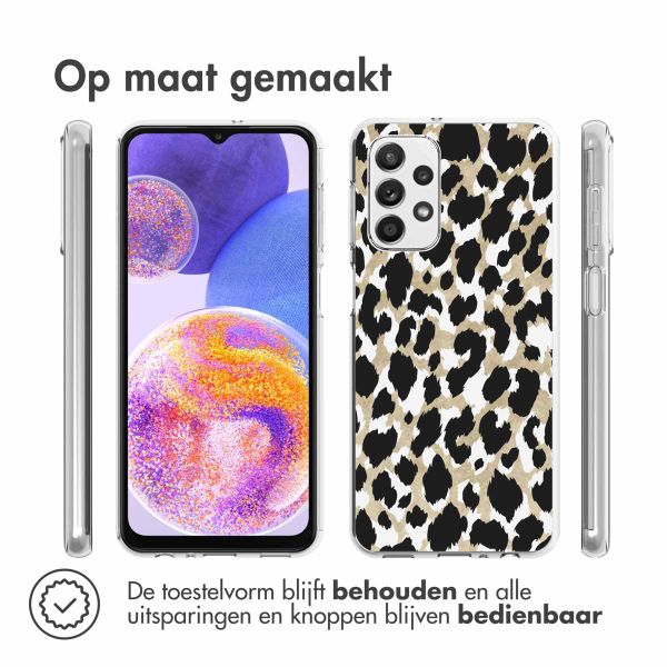 imoshion Design hoesje Samsung Galaxy A23 (5G) - Luipaard / Zwart