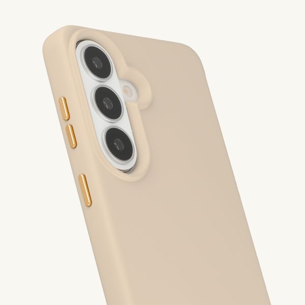 Selencia Rivièra MagSafe Backcover met afneembare haakjes Samsung Galaxy S26 - Milky Latte