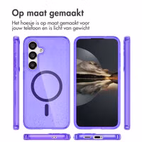 imoshion Sparkle Backcover met MagSafe Samsung Galaxy S24 - Glitter Paars