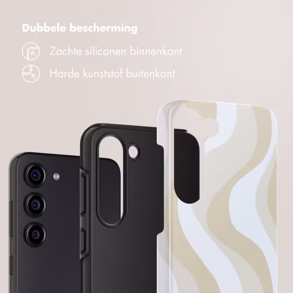 Selencia Vivid Backcover Samsung Galaxy S23 FE - Desert Waves Beige