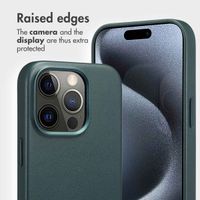 Accezz 2-in-1 Leather Bookcase with MagSafe Apple iPhone 15 Pro - Cedar Green