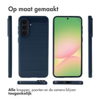imoshion Brushed Backcover Samsung Galaxy A57 (5G) - Blauw