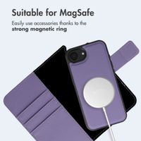 imoshion Detachable 2-in-1 Luxury Bookcase Apple iPhone 17e / 16e - Purple