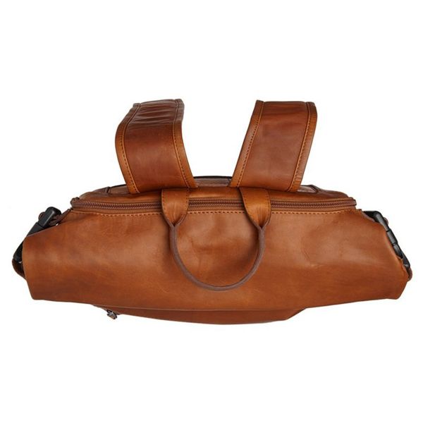 The Chesterfield Brand Mazara Laptop rugzak 13 inch - Echt leer - Cognac