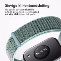 imoshion Nylon bandje voor de Huawei Watch Fit 4 / 4 Pro - Blue Ocean