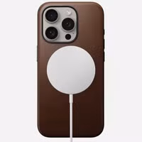 Nomad Modern Leather Case met MagSafe Apple iPhone 15 Pro - Bruin
