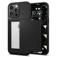 Spigen Slim Armor CS Backcover Apple iPhone 14 Pro - Zwart