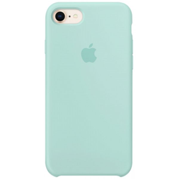 Apple Silicone Backcover iPhone SE (2022 / 2020) / 8 / 7 - Marine Green