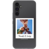 Gepersonaliseerd hoesje met polaroid Samsung Galaxy A54 (5G) - Transparant