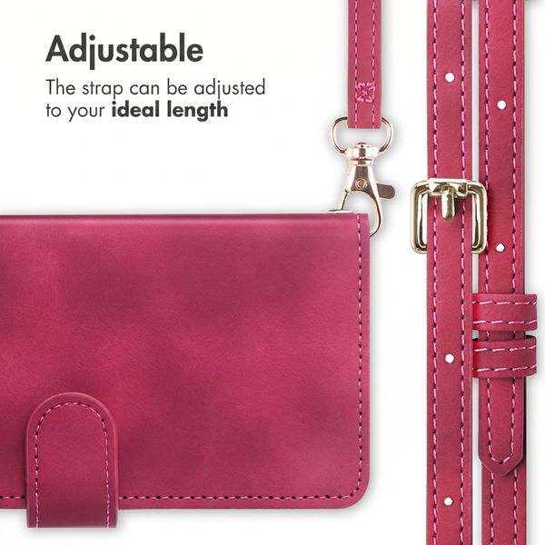 imoshion Bookcase with Strap Samsung Galaxy A27 (5G) - Red