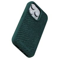 Njorð Collections Salmon Leather MagSafe Case iPhone 15 Pro - Green